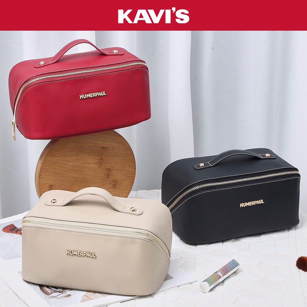 Luxury Skincare Samples - Elegante organizer per trucchi in morbida