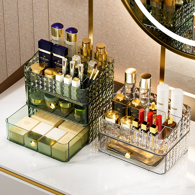 Luxury Skincare Products - Scatola Porta Cosmetici con Motivo a